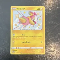 The Pokemon Company Yamper SV039/SV122 Shining Fates Shiny Vault Shiny Holo Rare - Image 1