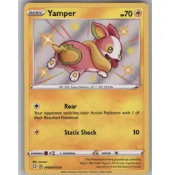 Yamper SV039/SV122 Shiny Rare Shining Fates Shiny Vault Pokemon Near Mint - Image 1