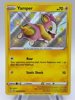 Yamper Shiny - Shining Fates: Shiny Vault SV039/SV122 Pokemon TCG | NM - Image 1