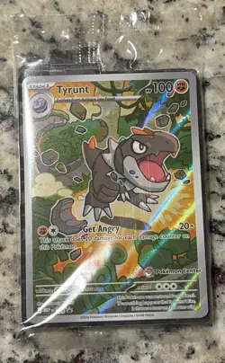 Tyrunt 070 Pokemon Center Stamp! Me: Mega Evolution Promo Holo! Sealed!! - Image 1