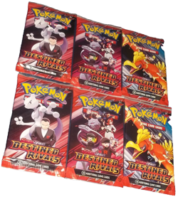 POKEMON SCARLET & VIOLET LOT (6) BOOSTER PACKS DESTINED RIVALS NISP - Image 2