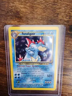 Heavily Played Feraligatr - 4/111 - Holo Rare - Unlimited Edition Pokemon Neo Ge - Image 1