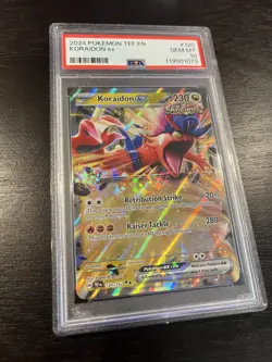 2024 Pokemon Koraidon Ex 120/162 Temporal Forces TEF PSA 10 GEM MINT - Image 2