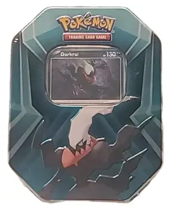 NEW SEALED IN BOX POKEMON TCG: Triple Whammy Darkrai Tin (2024) Free Ship/No Res - Image 1