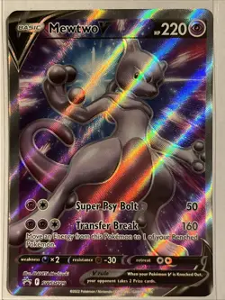 Pokemon TCG Mewtwo V SWSH229 Black Star Promo Ultra Rare! NM Condition! - Image 3