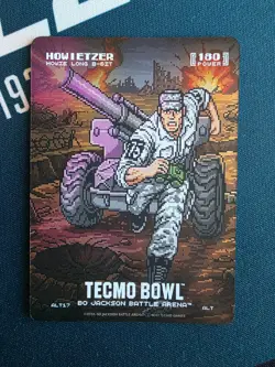 Bo Jackson Battle Arena Tecmo Bowl HOWIETZER 8-bit Alt Art #ALT17 HOWIE LONG - Image 1