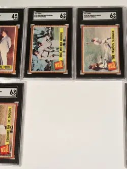 Babe Ruth 1962 Topps Special SET of 10 Cards ALL SGC Graded upto 6 139 138 142 - Image 3