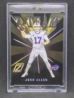 JOSH ALLEN RARE GOLD HOLO FOIL PANINI SP INVESTMENT CARD BILLS MVP - Image 1