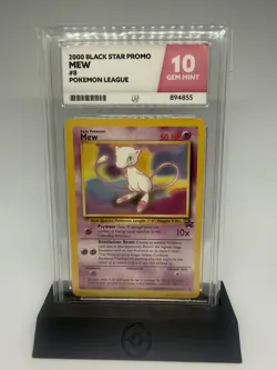 Pokemon TCG Mew #8 Black Star Promo 2000 Ace gem 10 (Ace) English - Image 1