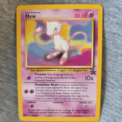 Pokemon Card Mew 8 Black Star Promo WOTC 1999/2000 TCG - Image 2