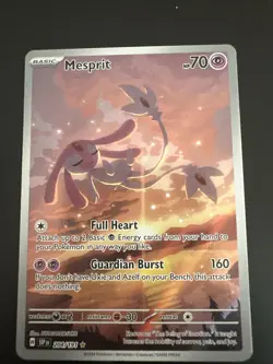 Pokemon TCG Mesprit Illustration Rare Card 204/191 Sv08: Surging Sparks - Image 1