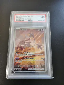 Pokemon TCG Mesprit 204/191 Surging Sparks Illustration Rare PSA 9 - Image 1