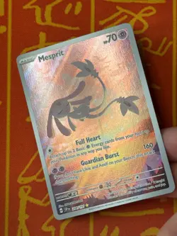 POKEMON TCG MESPRIT 204/191 HOLO ILLUSTRATION RARE NM SURGING SPARKS - Image 3