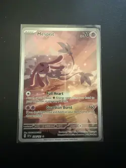 Pokemon TCG Mesprit 204/191 Illustration Rare Surging Sparks Ace NM - Image 1