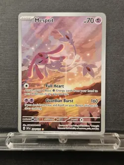 Pokemon TCG Mesprit 204/191 Illustration Rare Surging Sparks Near Mint Condition - Image 1