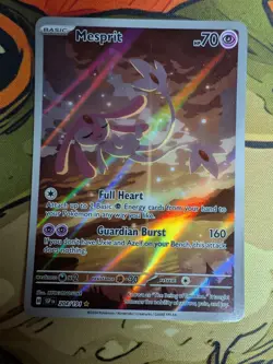 Pokemon TCG Mesprit Card 204/191 Surging Sparks Illustration, Rare - Image 1