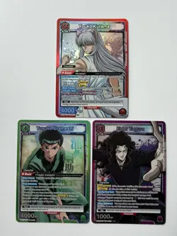 Union Arena Yu Yu Hakusho Card Lot - Super Rares Near Mint - Image 1