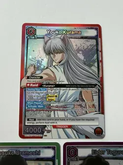 Union Arena Yu Yu Hakusho Card Lot - Super Rares Near Mint - Image 2