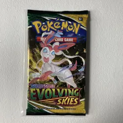 Pokemon TCG Sword & Shield Evolving Skies Booster Pack SEALED NEW Sylveon 820650808777 - Image 1