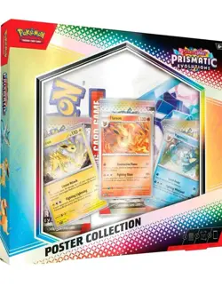 Pokemon TCG Prismatic Evolutions Poster Collection 3 Booster Packs Bundle Sealed - Image 4