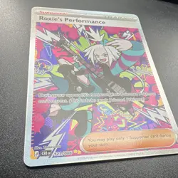 Roxie's Performance SIR 121/086 Chaos Rising Pokemon Card Fresh Pull- NM - Image 5