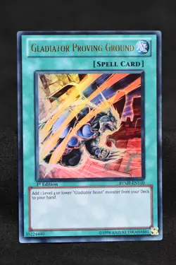 Gladiator Proving Ground 1st Edition RYMP-EN110 LP Ultra Rare Holo Yugioh Card - Image 1