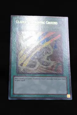Gladiator Proving Ground 1st Edition RYMP-EN110 LP Ultra Rare Holo Yugioh Card - Image 2