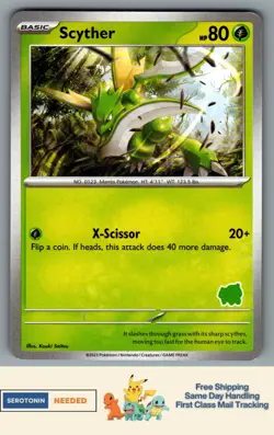 Scyther - My First Battle Bulbasaur Stamped Deck Single Card - Pokemon TCG - Image 1