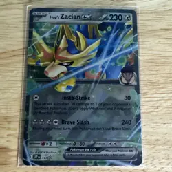 Hop's Zacian ex - Holo Double Rare SV: Scarlet & Violet Promo Cards SVP193 NM - Image 1