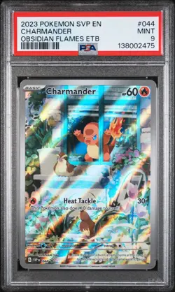 Charmander SV: Scarlet & Violet Promo Cards #044 PSA 9 - Image 1