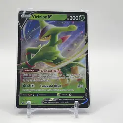 Virizion V - SWSH295 - SWSH Ultra Rare Promo - NM/M - Pokemon Card - Image 1