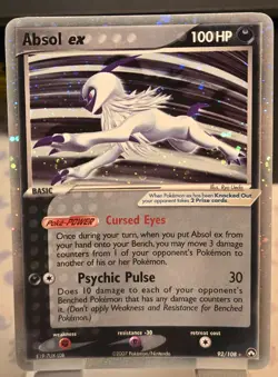 Absol ex 92/108 Power Keepers 2007 Clean Card 3 swirls Same Day Ship Read Desc - Image 2