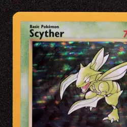 1st Edition Scyther 10/64 Holo First Jungle 1999 Pokemon TCG Rare Card WOTC | LP - Image 5