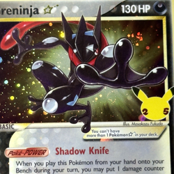 Major HOLO BLEED Greninja SWSH144 Gold Star Card Error + BIG SWIRL Promo Set NM+ - Image 2