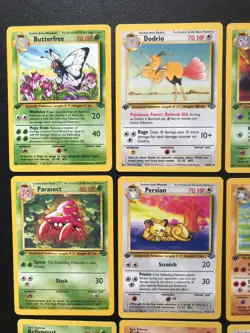 Complete 1st Edition Uncommon & Common cards Pokemon JUNGLE Set WOTC Vintage - Image 2