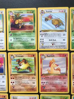 Complete 1st Edition Uncommon & Common cards Pokemon JUNGLE Set WOTC Vintage - Image 3