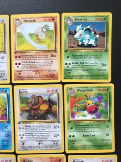 Complete 1st Edition Uncommon & Common cards Pokemon JUNGLE Set WOTC Vintage - Image 5