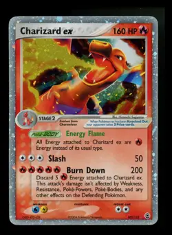 Charizard ex 105/112 EX FireRed LeafGreen FRLG 2004 Holo Rare Pokemon Card TCG - Image 1