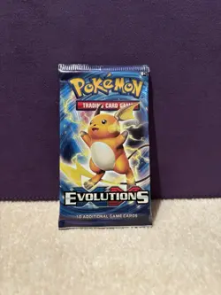Pokemon TCG Factory Sealed XY Evolutions Booster Pack HEAVY! - Image 2