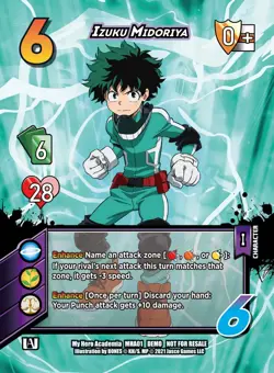 My Hero Academia Collectible Card Game Izuku Midoriya vs. Katsuki Two Player ... - Image 5