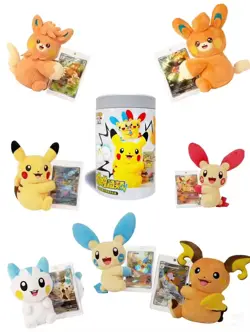 Pokemon TCG Chinese SC Nuzzle Cheeks Plush Toy Card Display Gift Box 1 Full case - Image 3