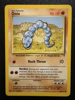 Pokemon TCG Onix Legendary Collection 84/110 Unlimited Common Card WOTC NM - Image 1