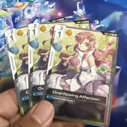 3x Overflowing Affection GD01-118 | C | Near Mint | Gundam Card Game - Image 1