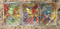 Pokemon First Partner Series 2 Johto Chikorita 046 Cyndaquil 047 Totodile 048 - Image 1