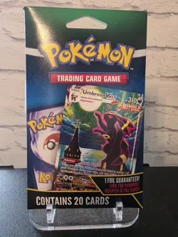 Pokemon Trading Card Game Pack 20 Cards Foil Guaranteed Umbreon 2025 - Image 1
