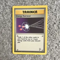 Pokemon TCG Base Set 2 Energy Retrieval 110/130 Trainer Excellent - Image 1