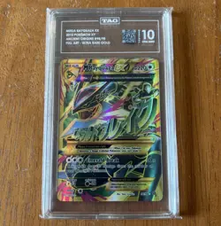 Pokemon M Rayquaza EX XY Ancient Origins TAG 10 (976) #1 Graded Full Art 98 PSA - Image 1