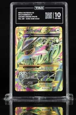 Pokemon M Rayquaza EX XY Ancient Origins TAG 10 (976) #1 Graded Full Art 98 PSA - Image 3