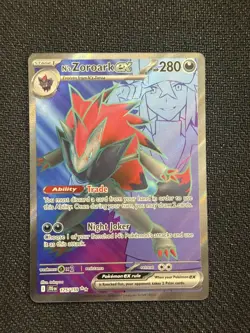 N's Zoroark ex 175/159 Journey Together Full Art Holo Pokemon TCG - Image 1