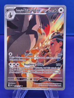 Larry's Staraptor 249/217 Illustration Rare Ascended Heroes Pokemon Near Mint - Image 1